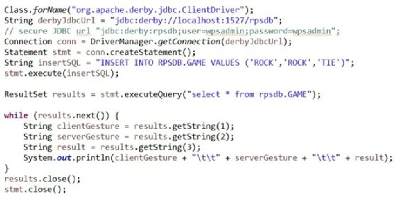 Derby JDBC