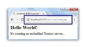 embedded Tomcat port