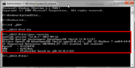 JDK install verification